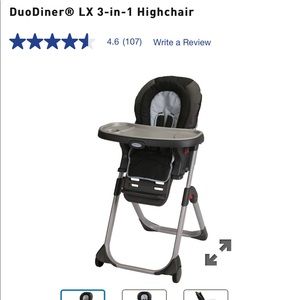 Graco DuoDiner LX 3-in-1 Highchair